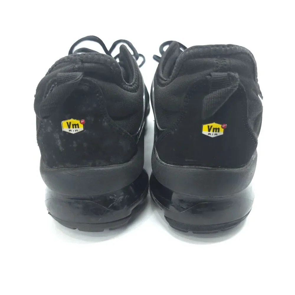 Nike Air VaporMax Plus Triple Black Womens Running Shoes 924453-004 Size 7.5